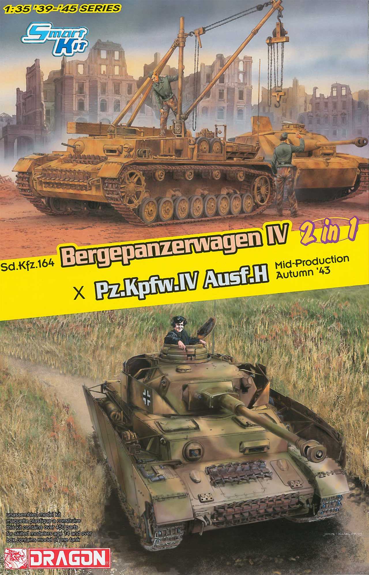 Model Kit military 6951 - Bergepanzerwagen IV / Pz.Kpfw.IV Ausf.H Mid Production (2 in 1) (1:35)