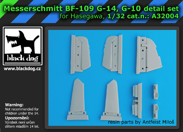 1/32 Bf-109 G-14, G-10 - detail set (HAS)