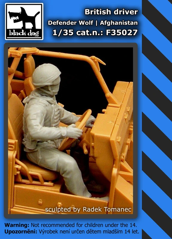 1/35 British Driver - Defender Wolf Afghanistan