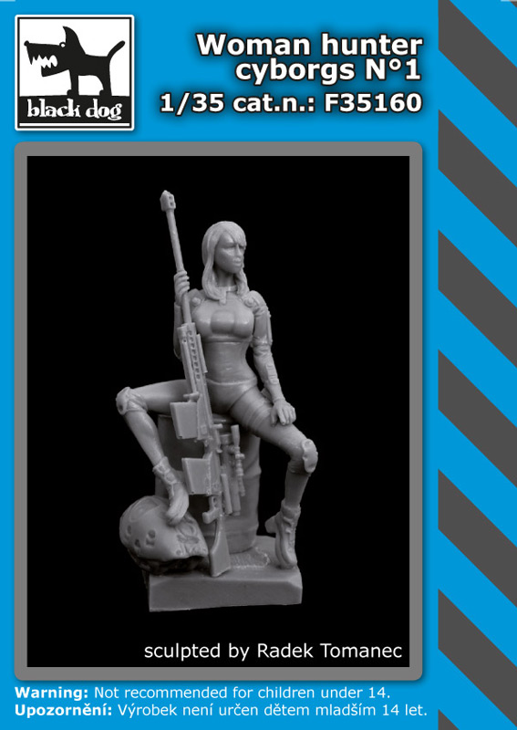 1/35 Woman hunter cyborgs No.1 (1 fig.)