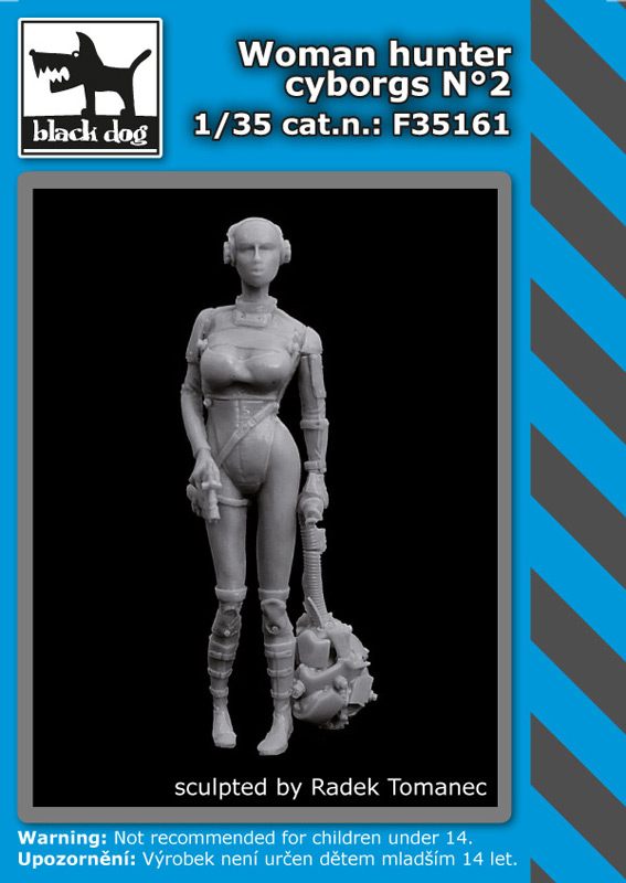 1/35 Woman hunter cyborgs No.2 (1 fig.)