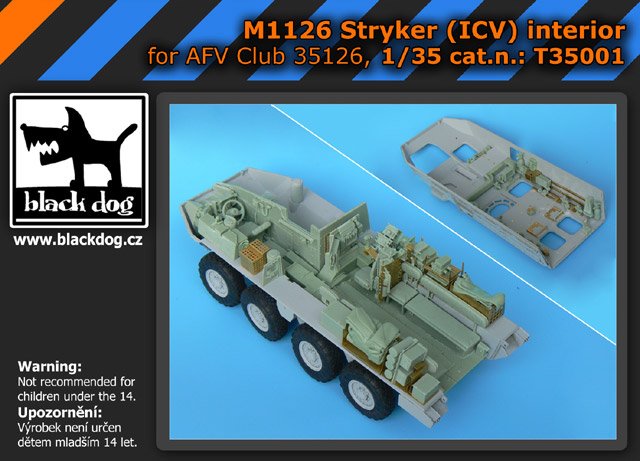 1/35 M1126 Stryker (ICV) Interior set (AFV 35126)