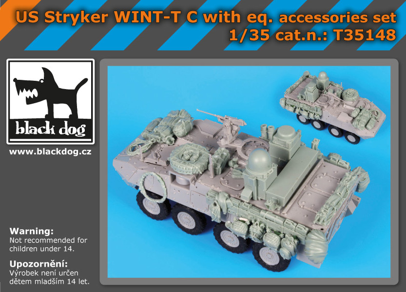 1/35 US Stryker WINT-T C w/ equipment set (TRUMP)