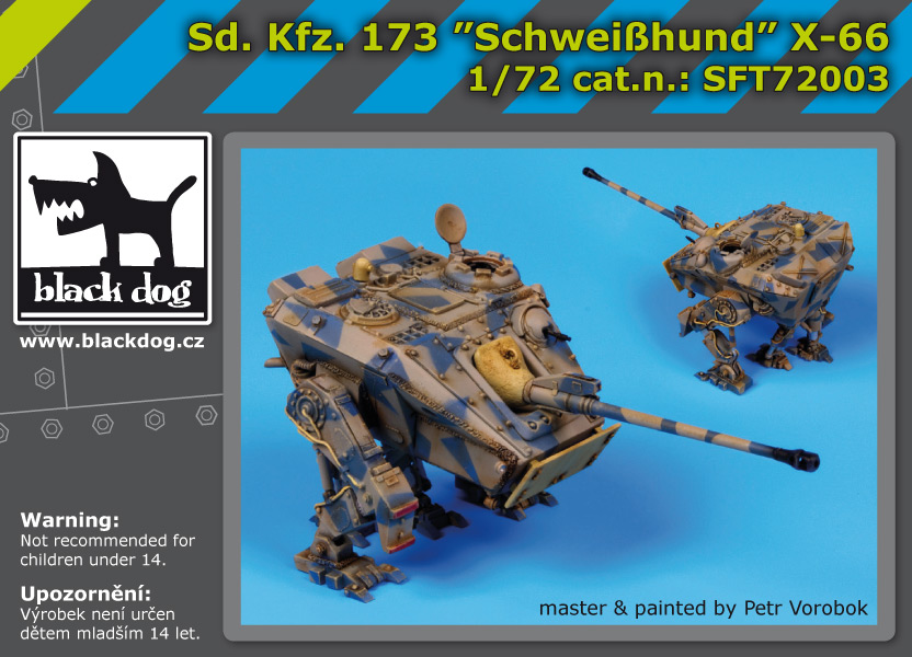 1/72 Sd.Kf3.173 Schweibhund X-66 (sci-fi)