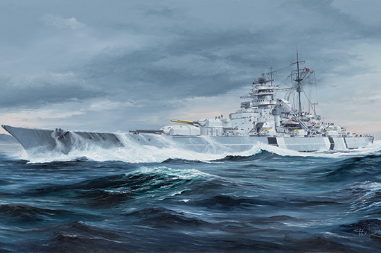 Fotografie 1/350 German Bismarck Battleship