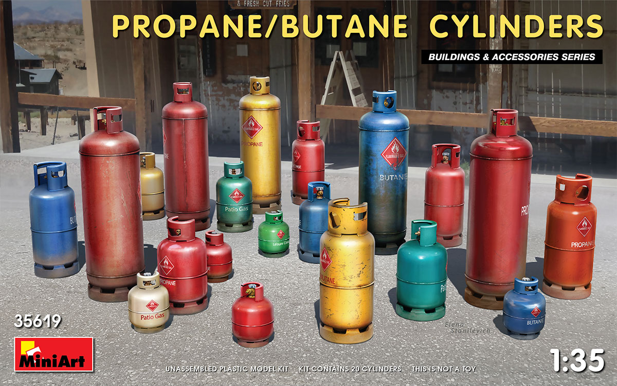 Fotografie 1/35 Propane/Butane Cylinders (20 pcs.)