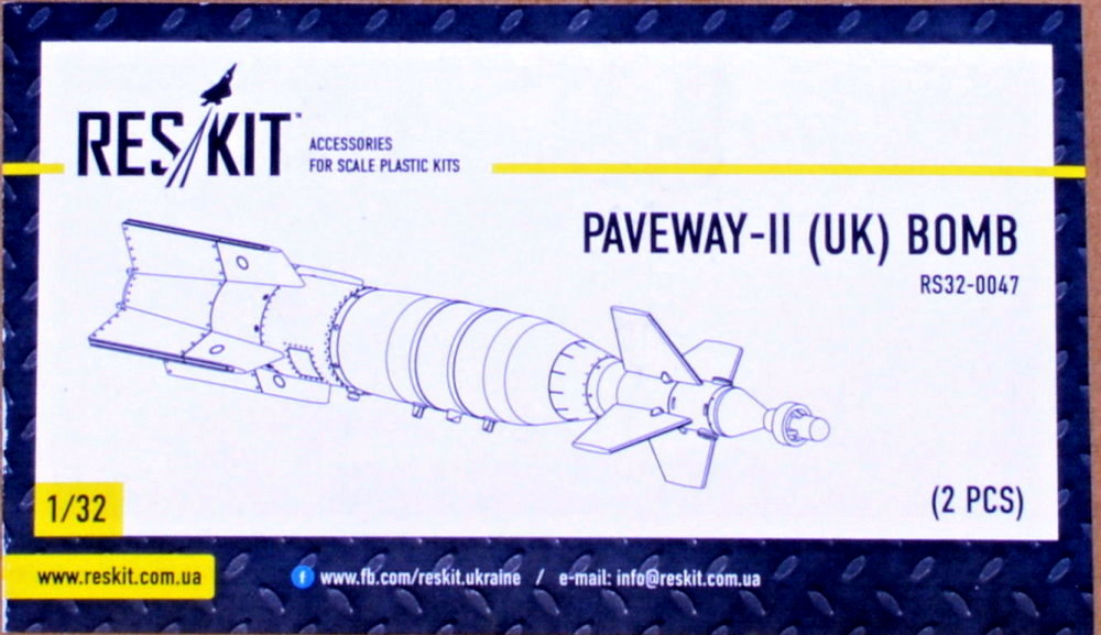 1/32 Paveway-II (UK) Bomb - 2 pcs.