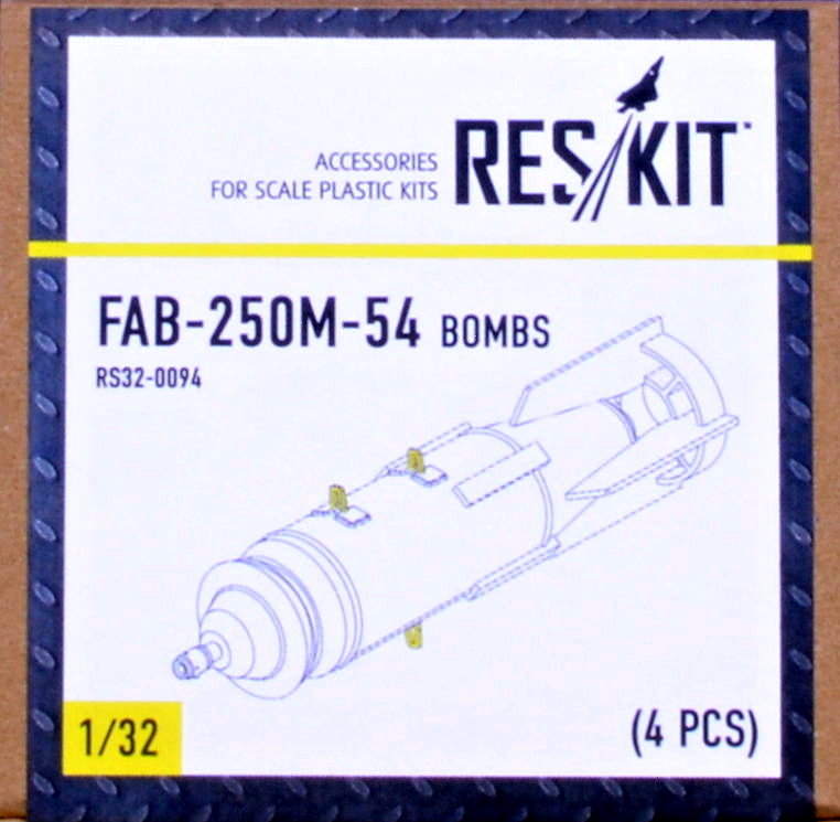 1/32 FAB-250?-54 Bombs - 4 pcs.