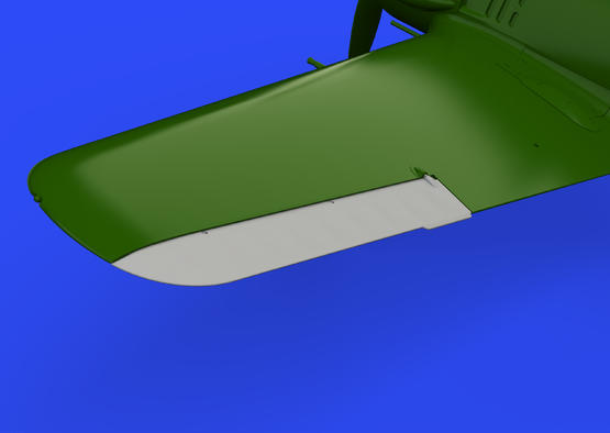 1/48 Fw 190A control surfaces early (kormidla ranná verze)