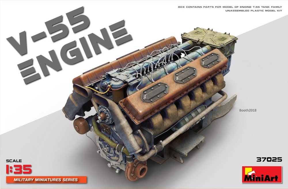 Fotografie 1/35 V-55 Engine (plastic set)