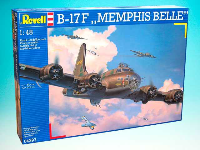 Fotografie Plastic ModelKit letadlo 04297 - B-17 F Memphis Belle (1:48)