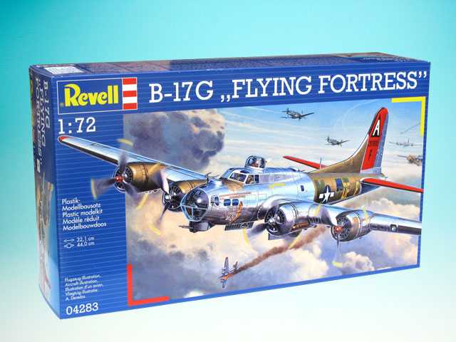 Fotografie Plastic ModelKit letadlo 04283 - B-17G Flying Fortress (1:72)