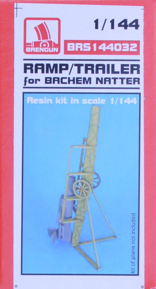 1/144 Bachem Natter RAMP/TRAILER (resin kit)