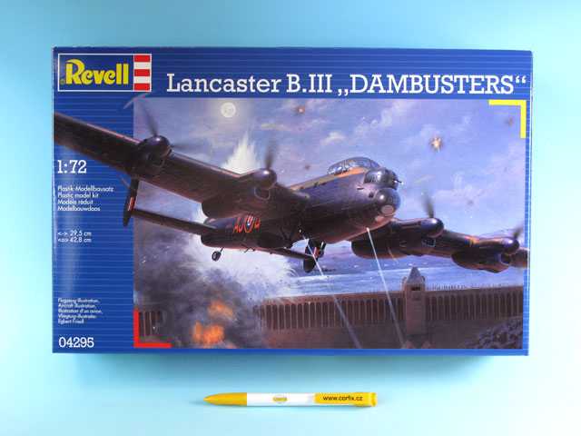 Fotografie Plastic ModelKit letadlo 04295 - Avro Lancaster "DAMBUSTERS" (1:72)