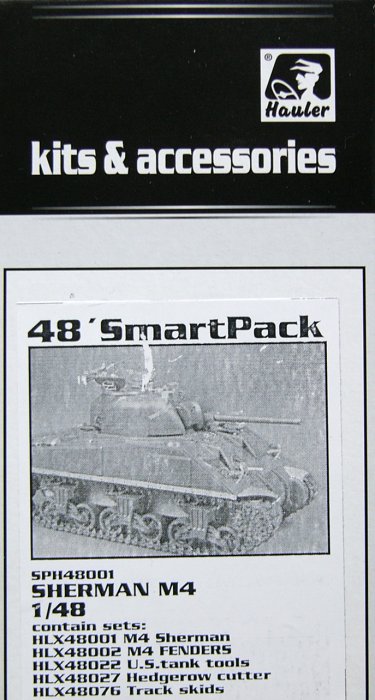 1/48 M4 Sherman SMARTPACK (01,02,22,27,76)