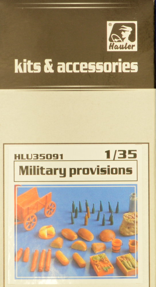 1/35 Military provisions (resin set)