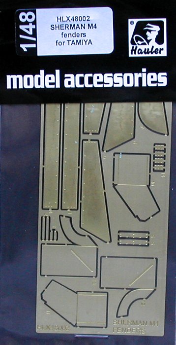 1/48 SHERMAN M4 Fenders (set for TAMIYA kit)