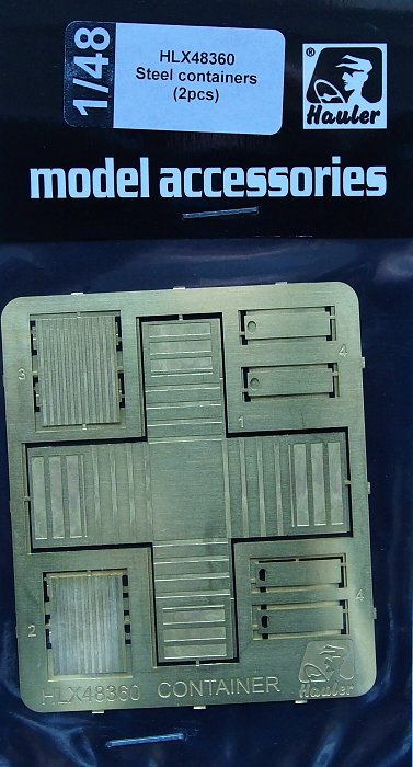 1/48 Steel containers (2 pcs.) - PE set
