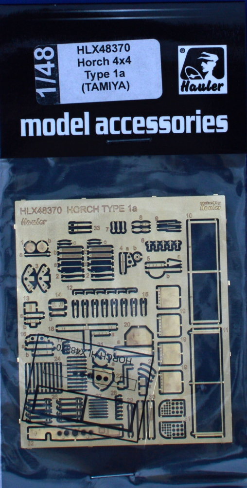 1/48 Horch 4x4 Type 1a - detail PE set (TAM)