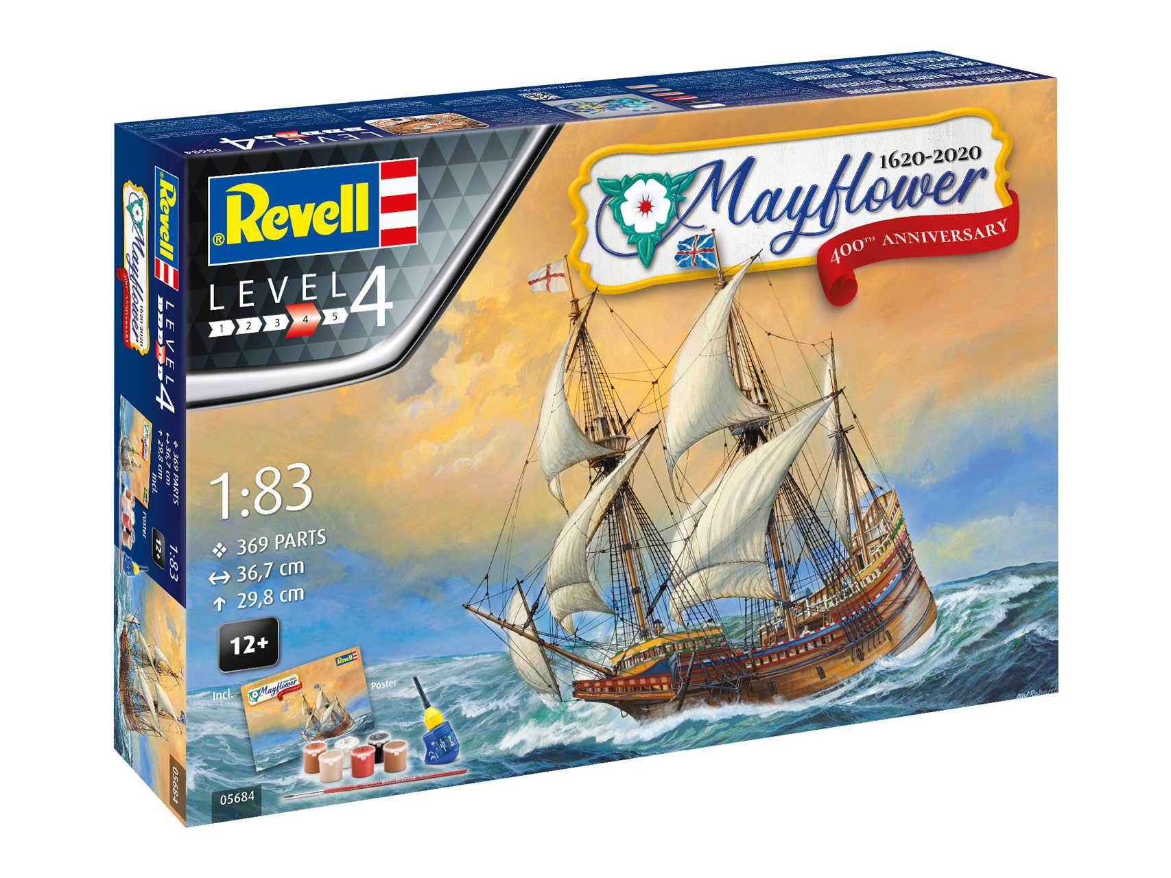 Fotografie Gift-Set loď 05684 - Mayflower 400th Anniversary (1:83)