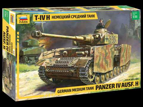 Fotografie Model Kit tank 3620 - Panzer IV Ausf.H German Medium Tank (1:35)