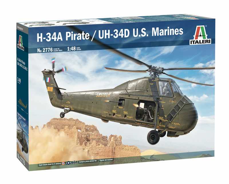 Fotografie Model Kit vrtulník 2776 - H-34A Pirate /UH-34D U.S. Marines (1:48)