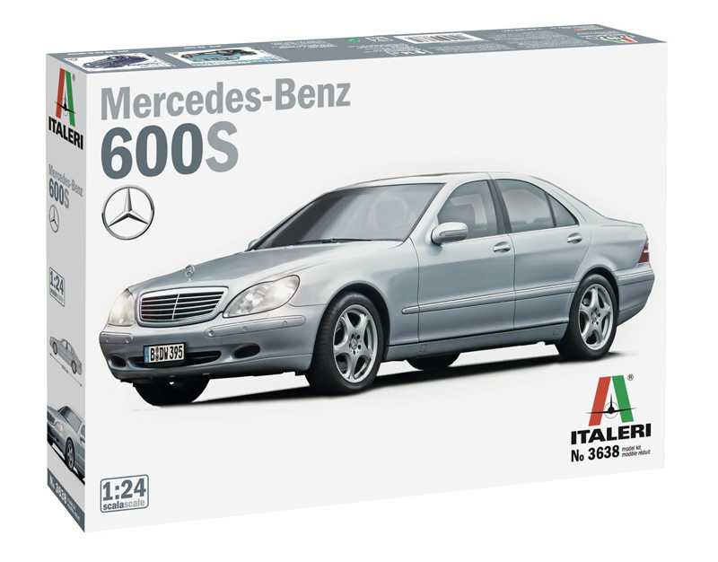 Fotografie Model Kit auto 3638 - Mercedes Benz 600S (1:24)