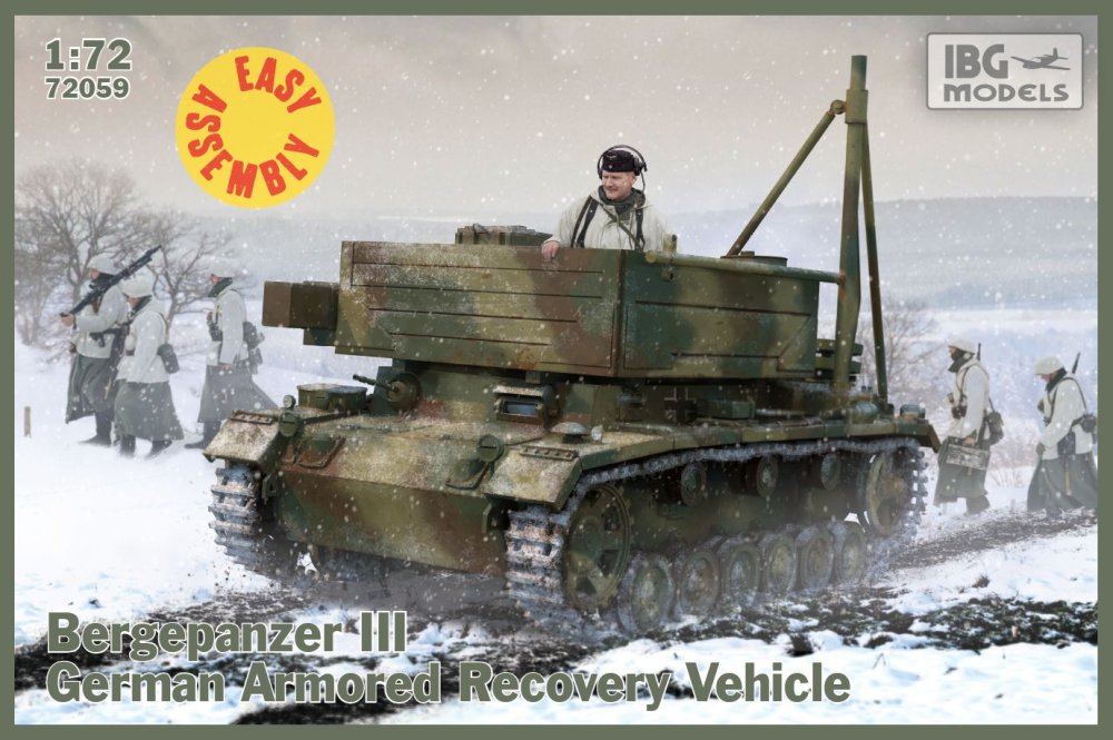 1/72 Bergepanzer III German Armor.Recovery Vehicle