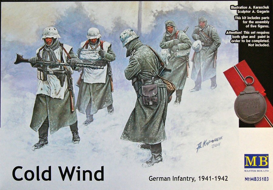 1/35 Cold Wind, German Infantry 1941-42 (5 fig.)