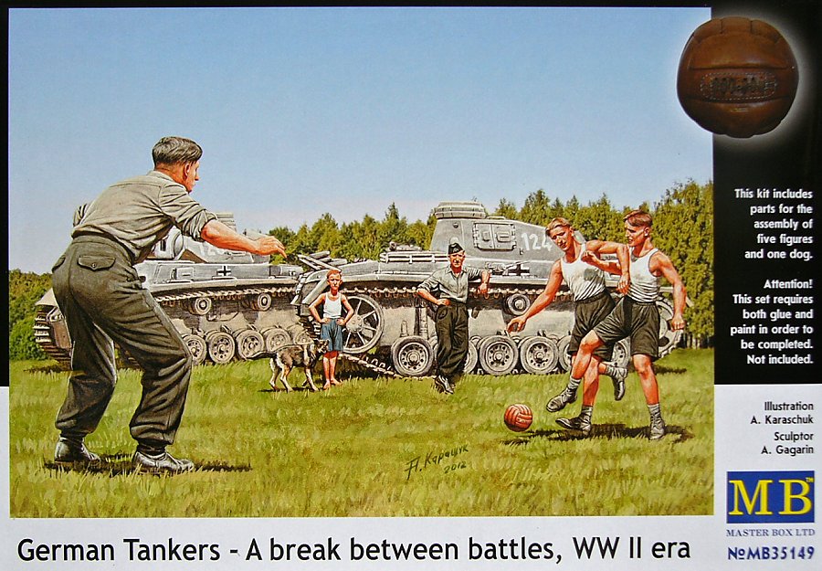 1/35 German Tankers - A break between battles WWII