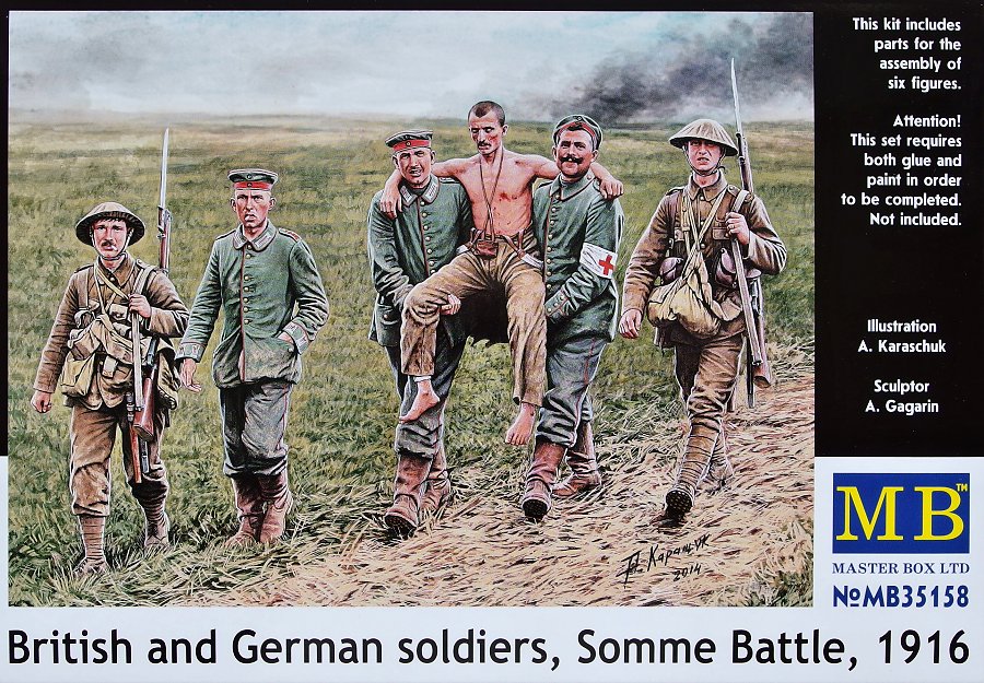 1/35 British&German soldiers, Somme Battle (6 fig)