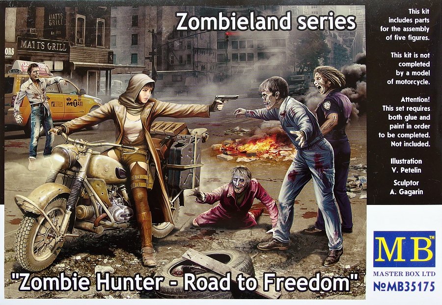 1/35 Zombie Hunter - Road to Freedom (5 fig.)