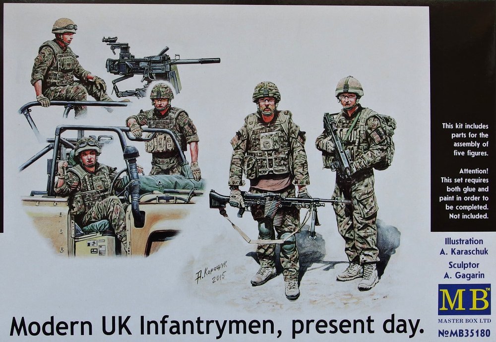 1/35 Modern UK Infantrymen, present day (5 fig.)