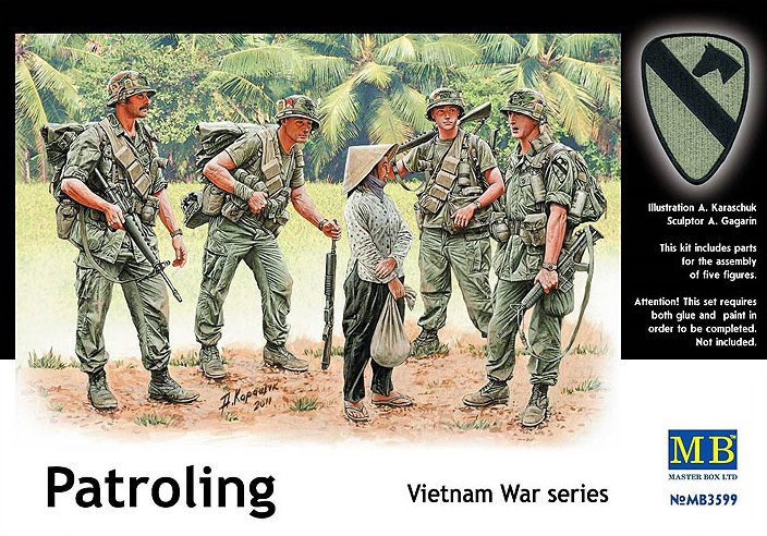 1/35 Patroling - Vietnam War Series (5 fig.)