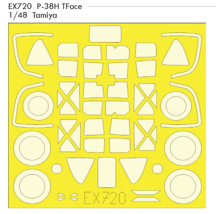 1/48 P-38H Tface (TAMIYA)