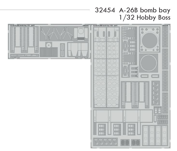 Fotografie 1/32 A-26B bomb bay (HOBBY BOSS)