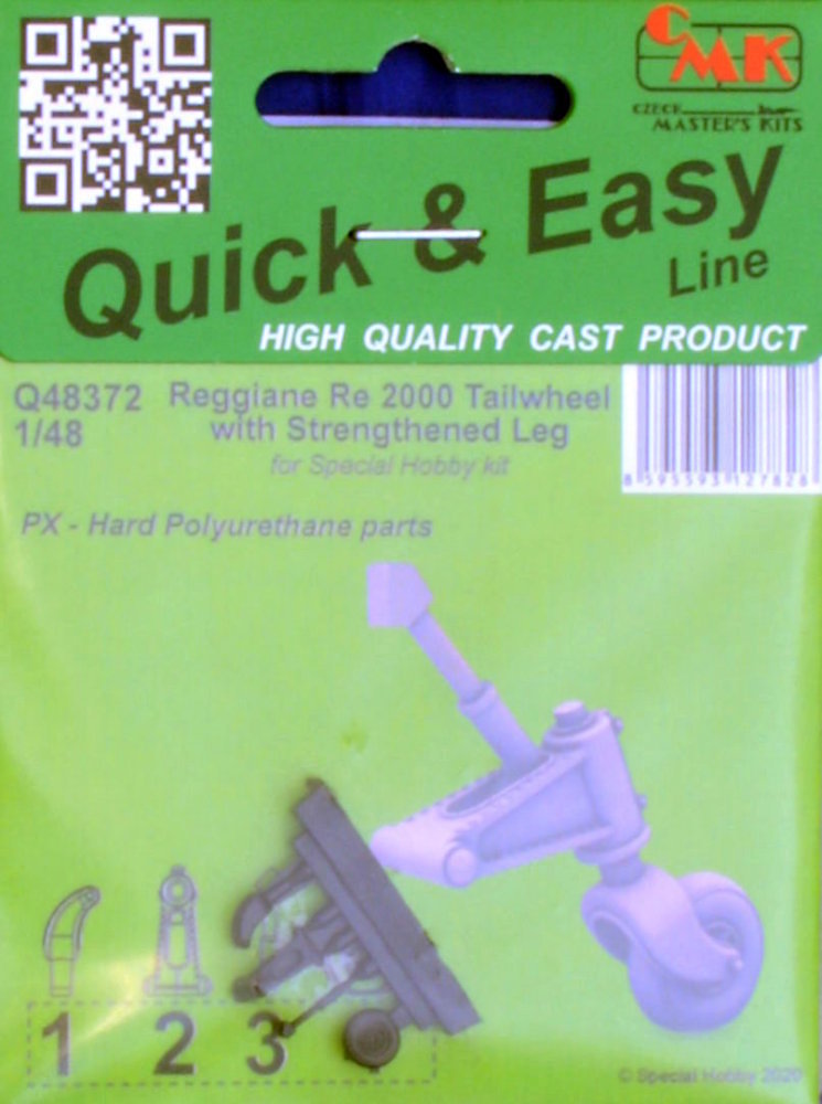 1/48 Re 2000 Tailwheel w/ strengthened leg (Special Hobby)