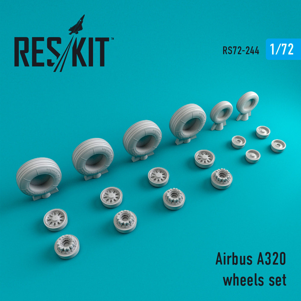 1/72 Airbus A320 wheels (WELSH M.)