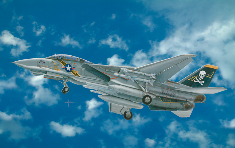 Fotografie Model Kit letadlo 2667 - F-14A TOMCAT (1:48)