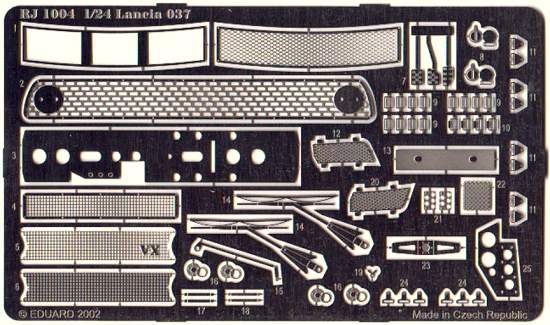 1/24 Lancia 037 Rally PE parts