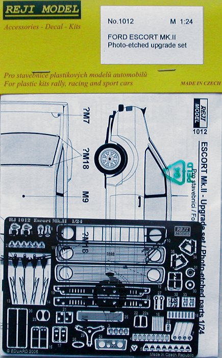 1/24 Ford Escort MK.II Photo-etched upgrade set