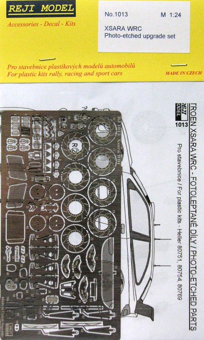 1/24 Citroen XSARA WRC Photo-etched upgrade set