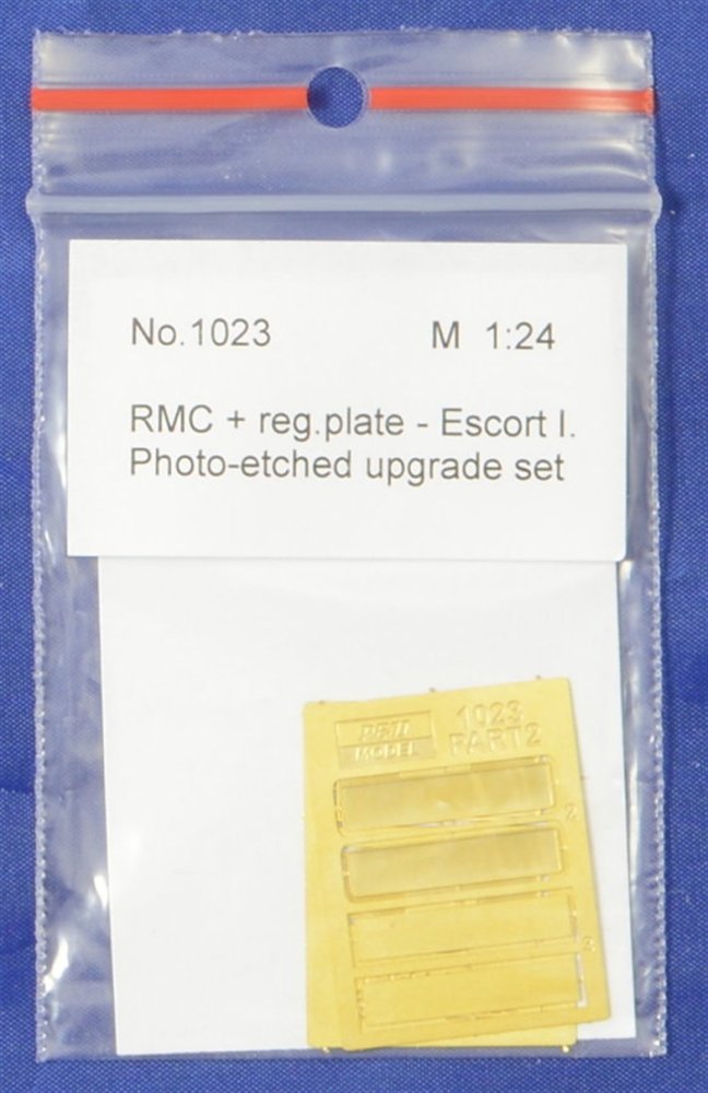 1/24 Ford Escort Mk.I RMC&register plate (PE set)