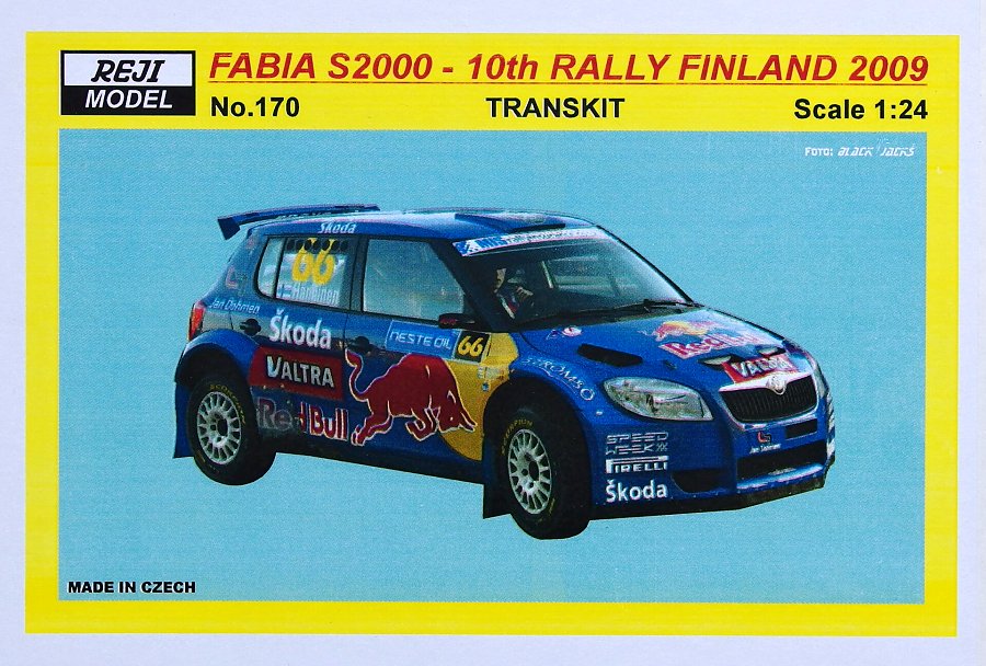 1/24 Transkit Fabia S2000 10th Rally Finland 2009
