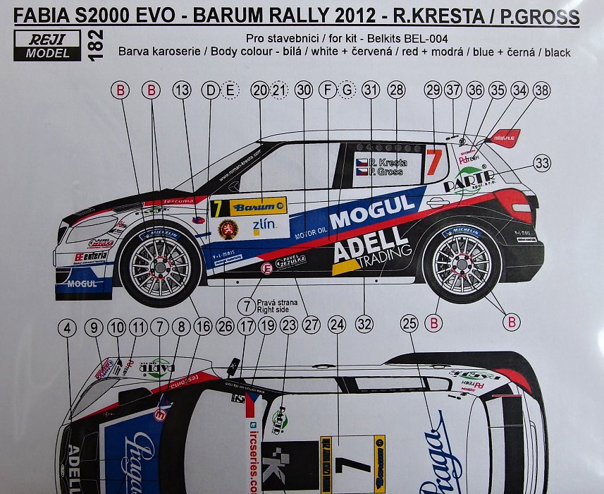 1/24 Fabia S2000 EVO Barum Rally 2012 #7
