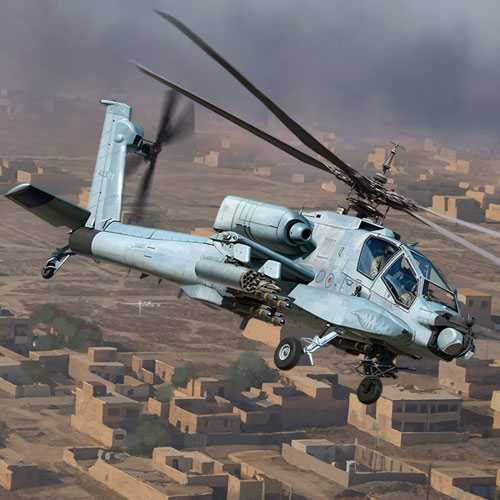 Fotografie Model Kit vrtulník 12129 - AH-64A ANG "South Carolina" (1:35)