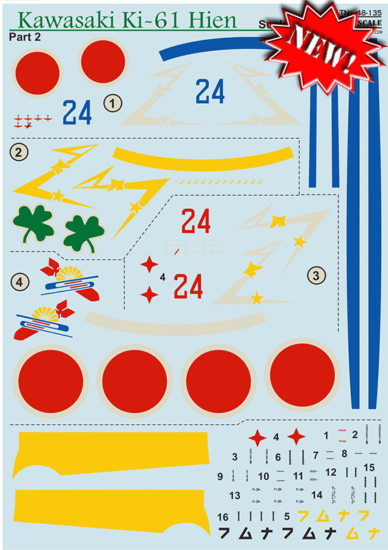 1/48 Kawasaki Ki-61 Hien - part 2 (wet decals)