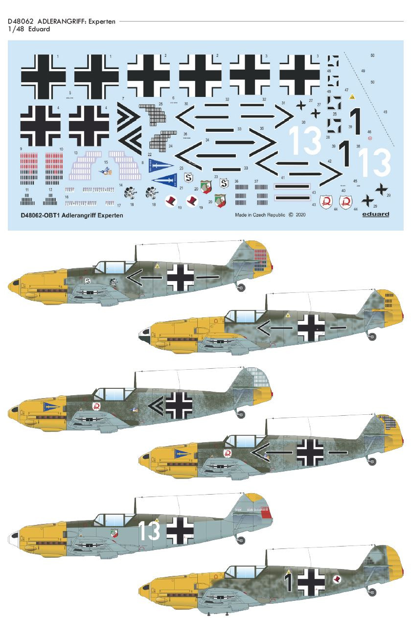 Fotografie 1/48 ADLERANGRIFF: Experten (EDUARD)
