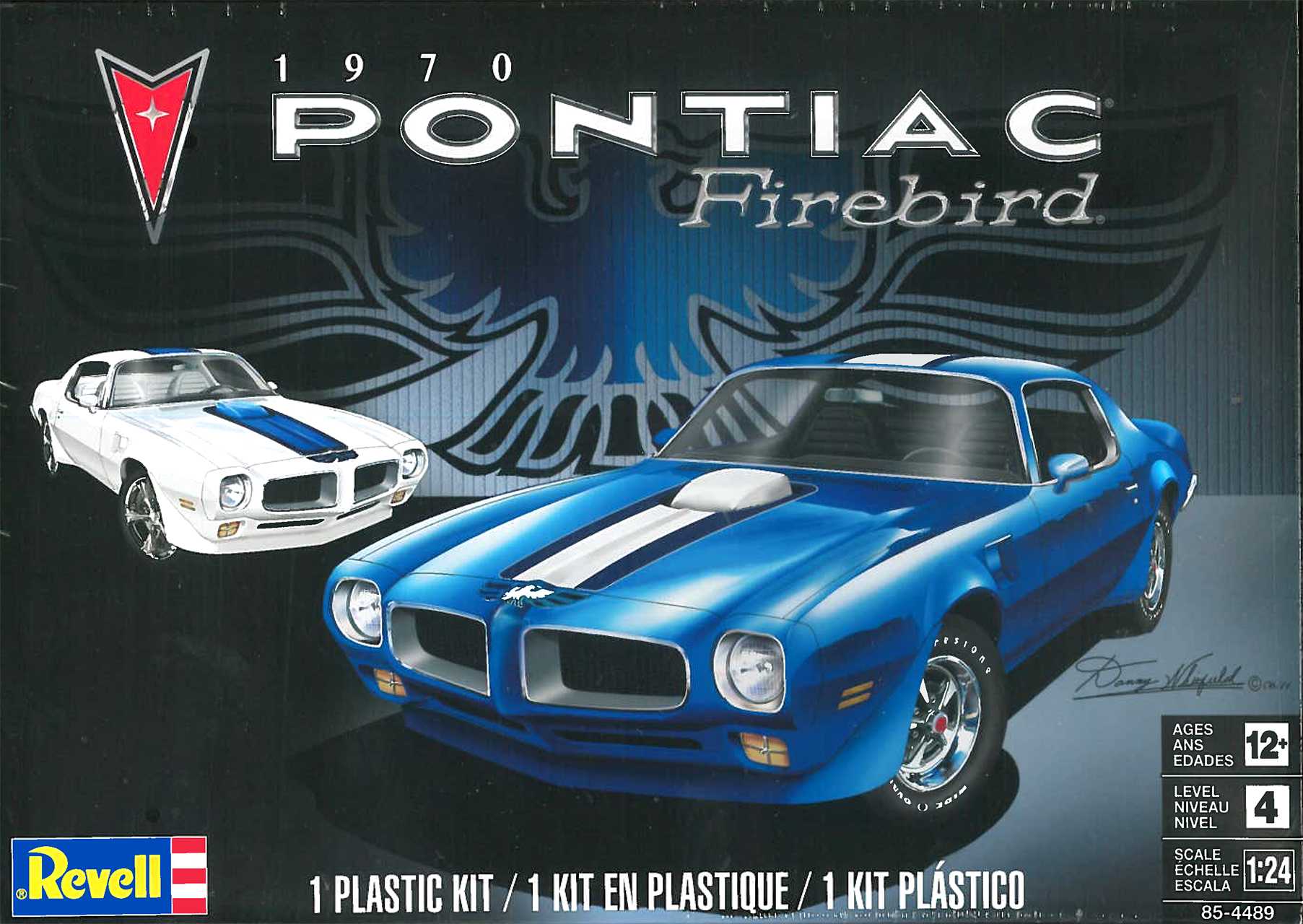 Plastic ModelKit MONOGRAM auto 4489 - 1970 Pontiac Firebird (1:24)