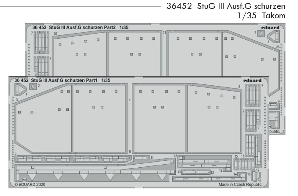 1/35 StuG III Ausf.G schurzen (TAKOM)